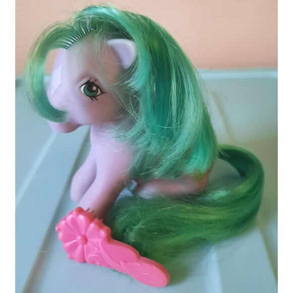 Vintage G1 My Little Pony Seashell with Brush EXC Excellent Hasbro Rare HTF - Picture 1 of 8